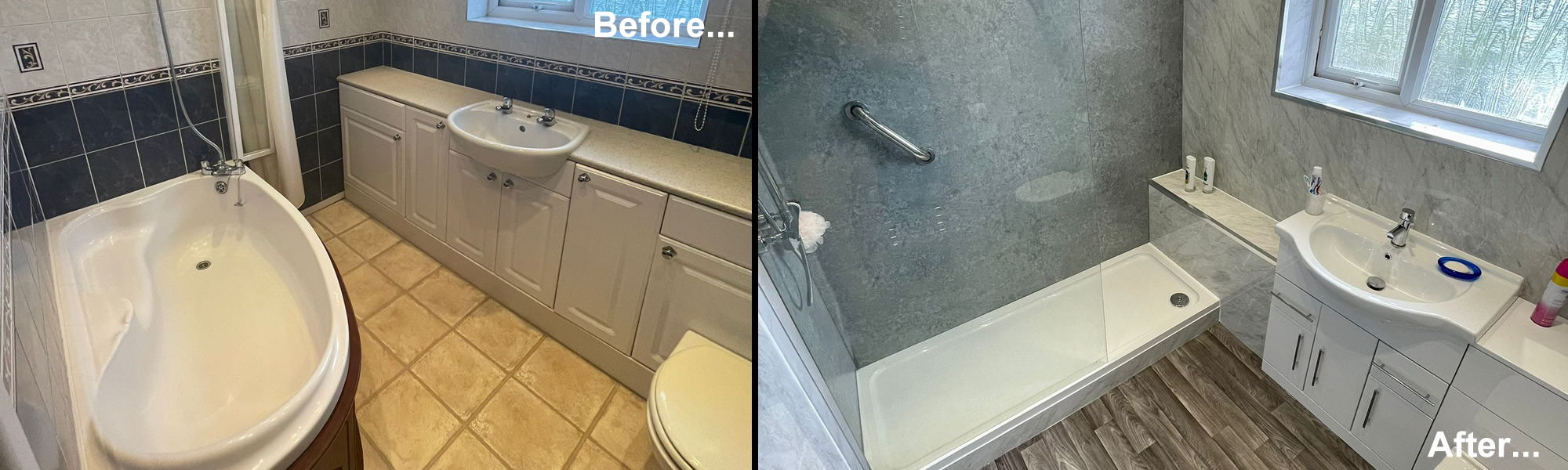 Before and after example